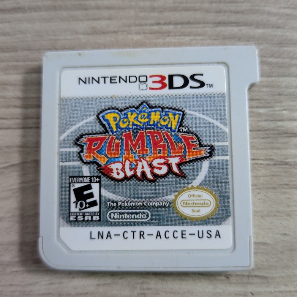 Pokemon Rumble Blast (Nintendo 3DS, 2011)